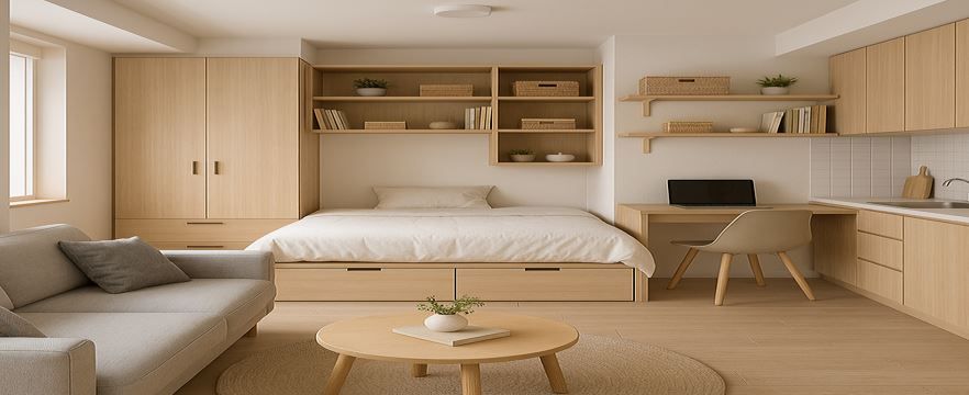 坪數小不怕亂！室內裝潢中小空間收納技巧與設計提案