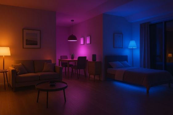 智能燈具情境：打造專屬光感生活的智慧選擇