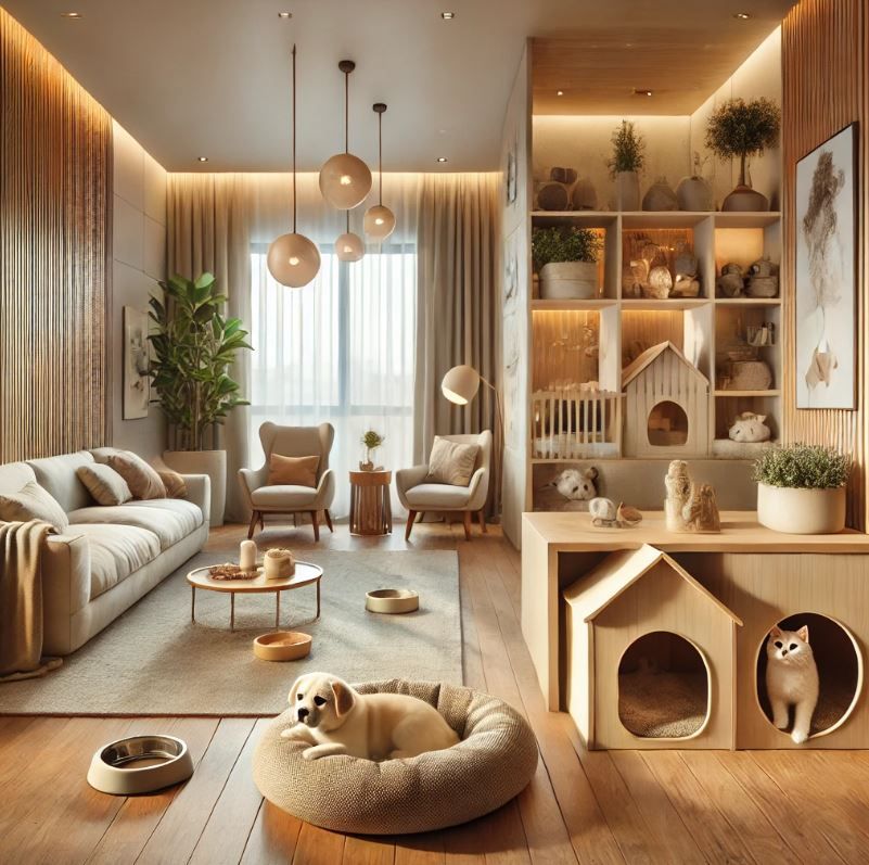 打造寵物友善裝潢空間規劃：創造舒適與安全的居住環境