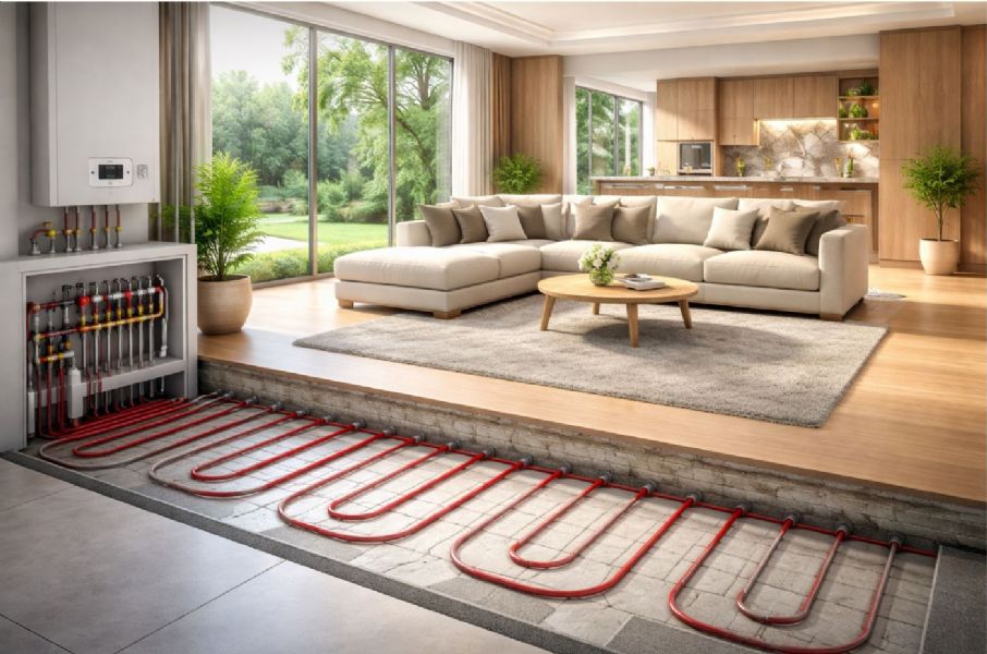 全屋地暖系統配置完整解析｜打造穩定、舒適、可長期使用的居家暖房方案