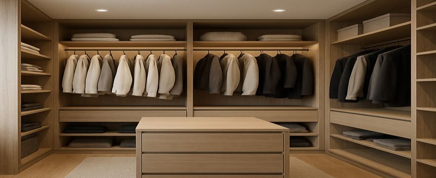 小空間也能有步入式衣櫃！室內設計規劃重點與風格提案