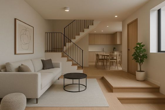 2025年最夯格局！錯層設計在室內裝潢中的創意應用與動線優化