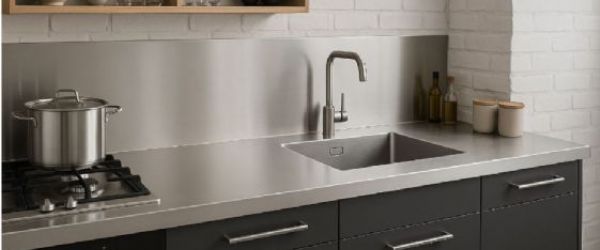 實心不鏽鋼檯面全面解析：耐用、美觀又實用的廚房首選